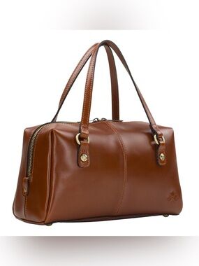 Patricia Nash Valmorea Top Handle Leather Satchel